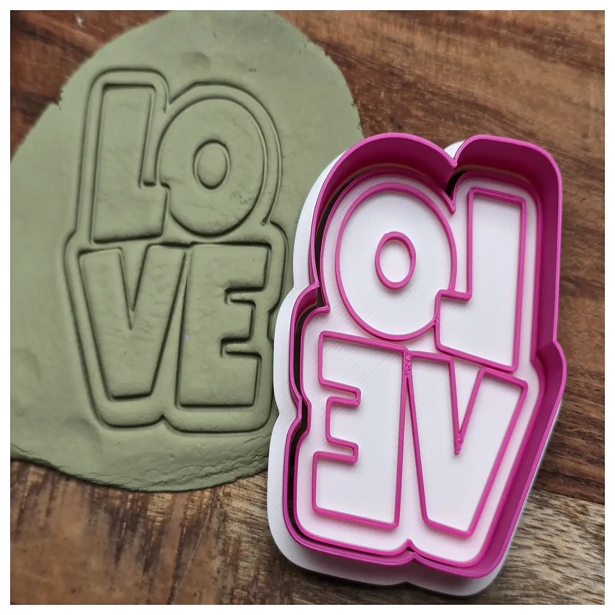 valentine s day cookie cutters shape alphabet letter stamps for kids baking fondant clay diy craft tools
