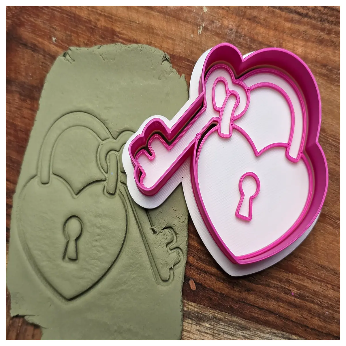 shaped cookie cutter stamp valentines day baking tools romantic chocolate