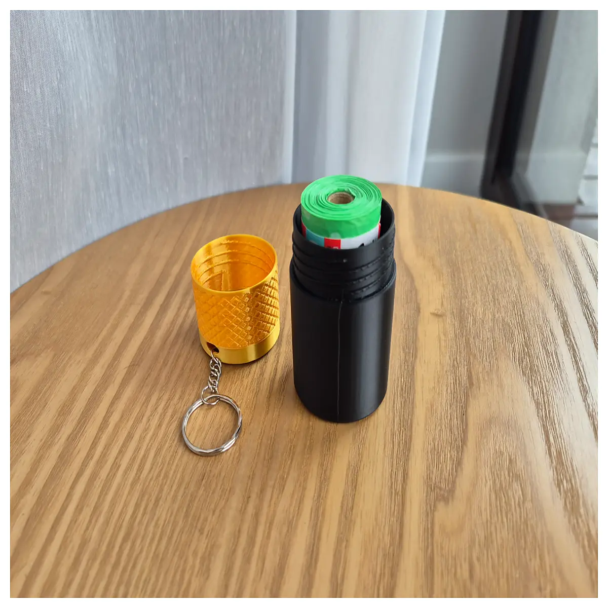 dog poop bag holder clip leash keychain waste disposal dispenser portable