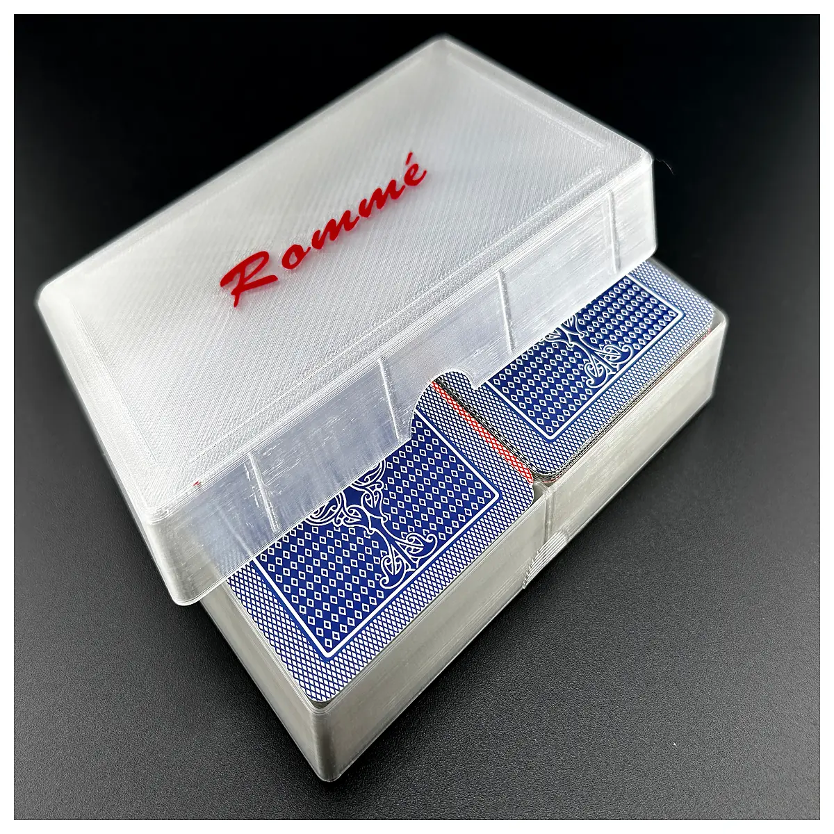 lamy card holder box organizer desktop storage for business cards and playing cards
