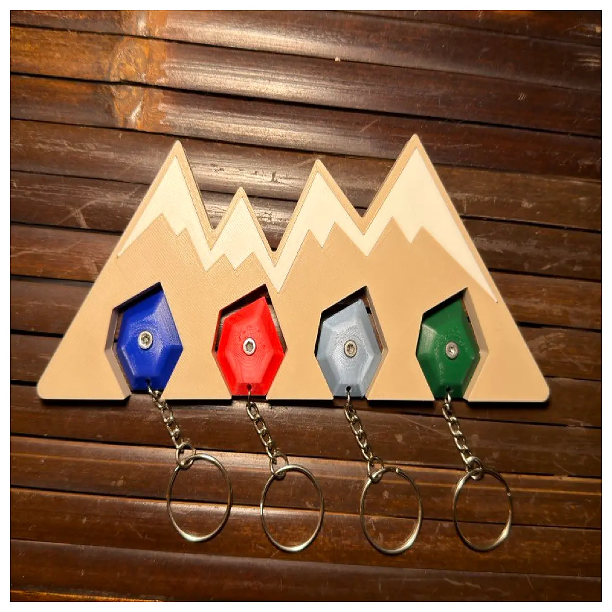 climbing gear carabiner keychain holder for rock climbing keys quick release clip