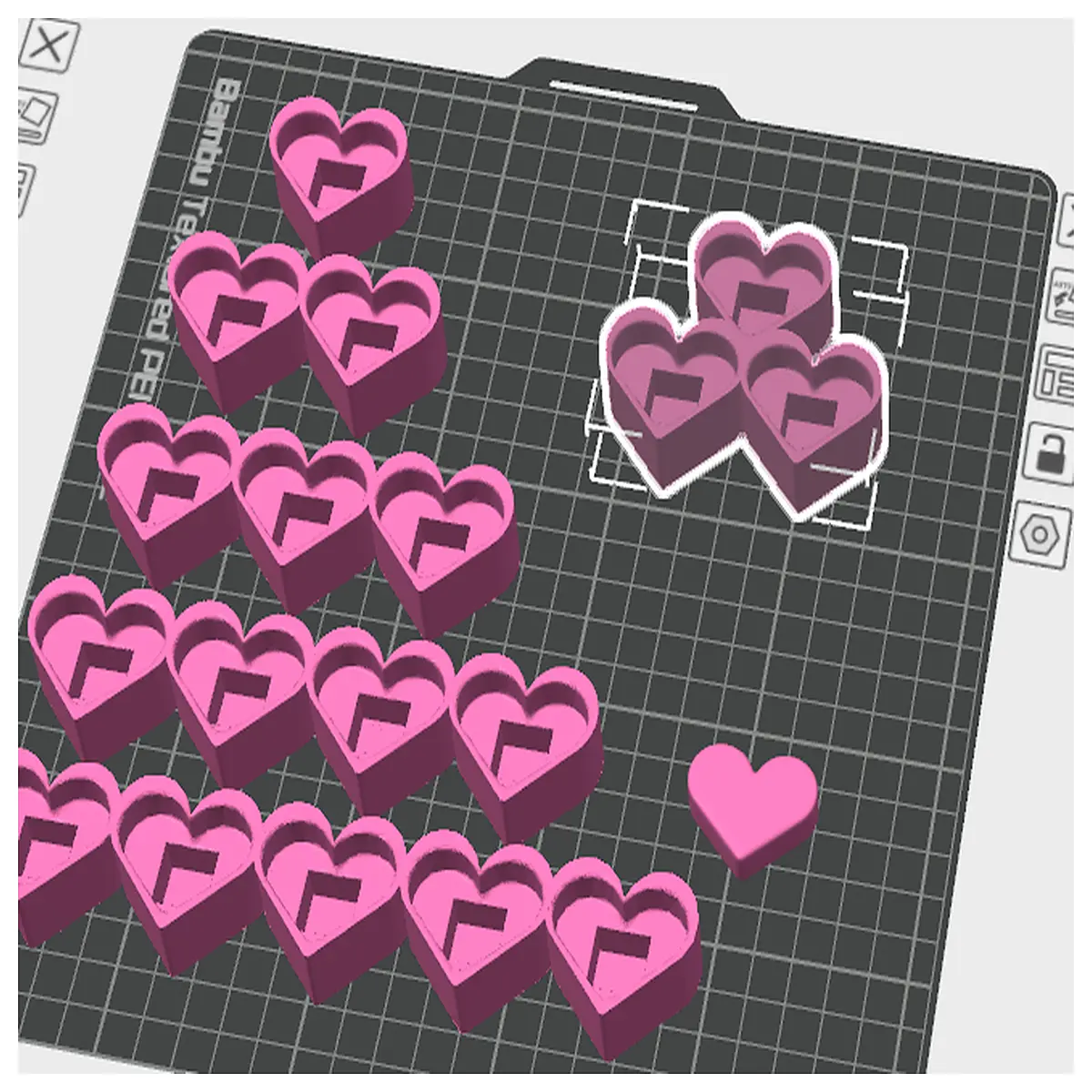 valentine s day stress relief fidget toy triangle 4 5 slots squeeze popper anti anxiety sensory tool for adults kids