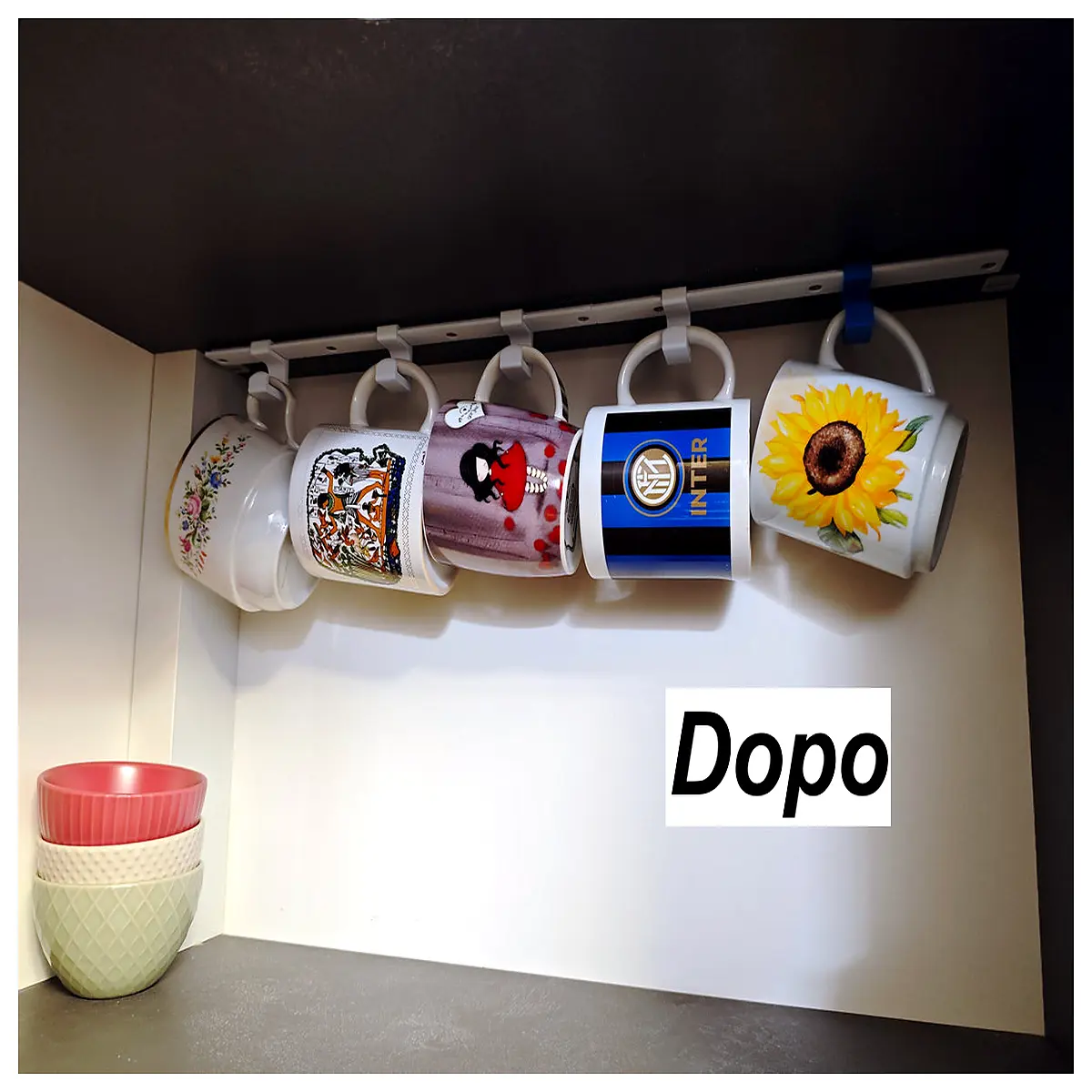 under cabinet wine glass holder rack organizer storage for kitchen cabinets hanging stemware hanger