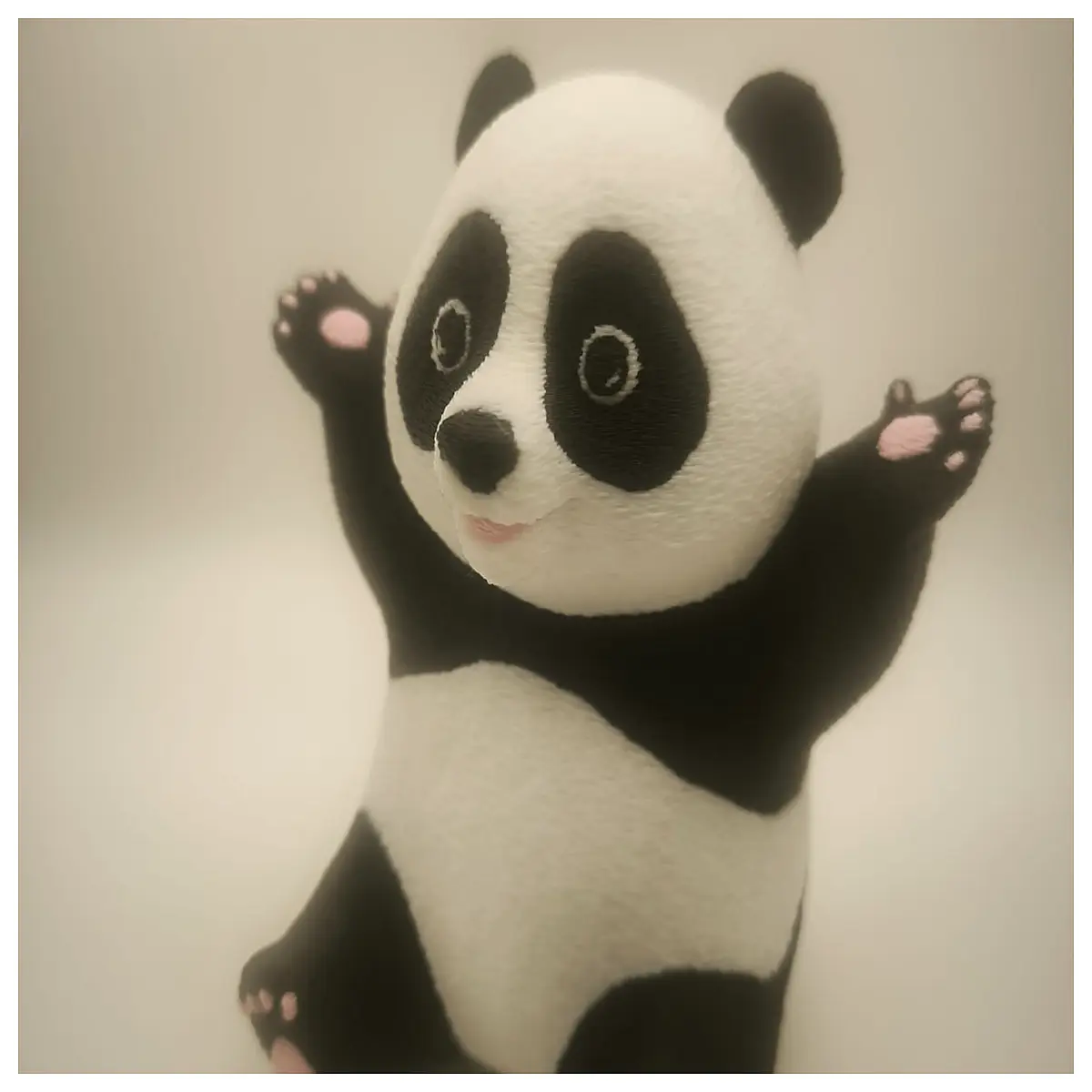 cute plush panda toy for kids stuffed animal gift soft bear doll educational wildlife