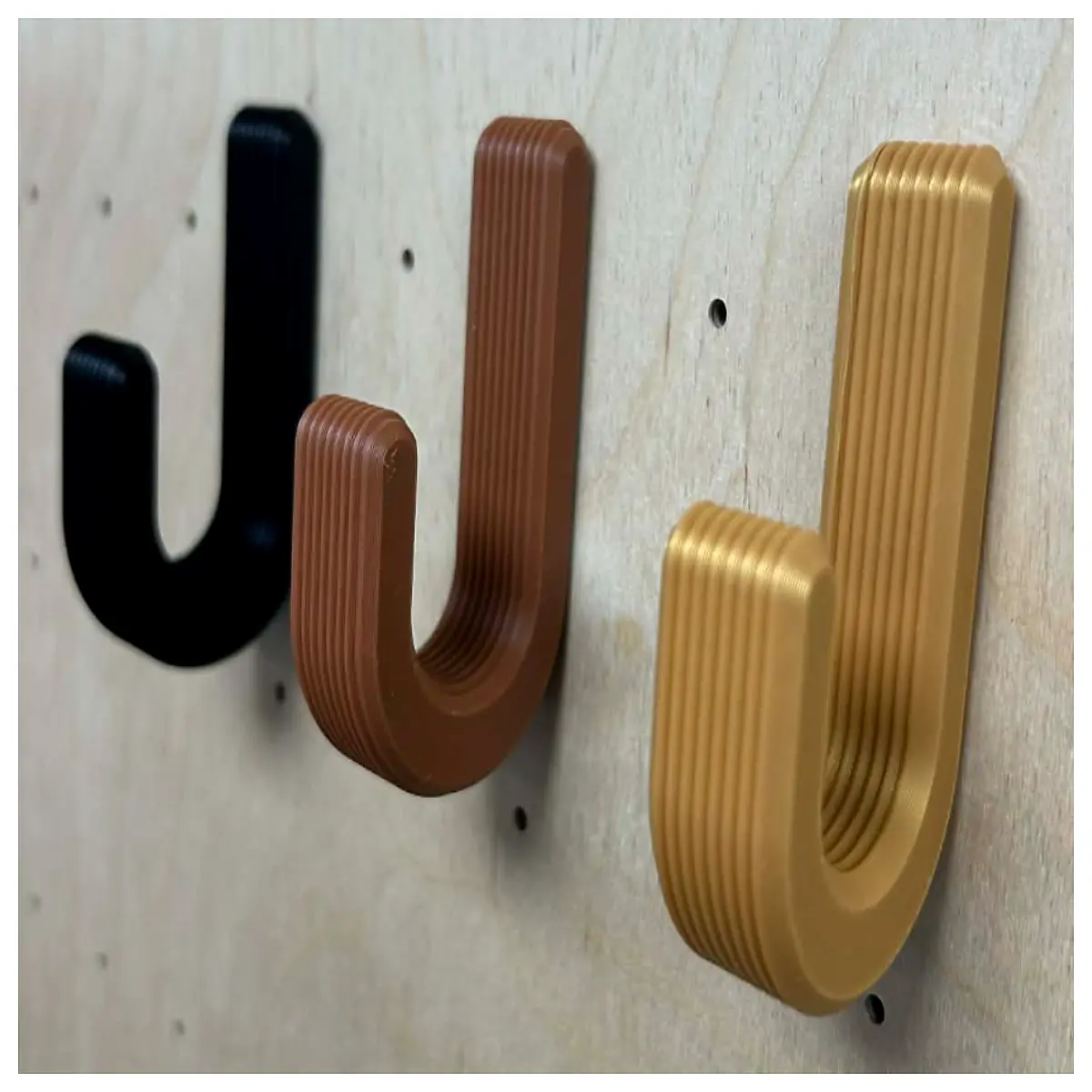 duty ribbed wall hook 20kg load capacity for coats keys bags storage organizer