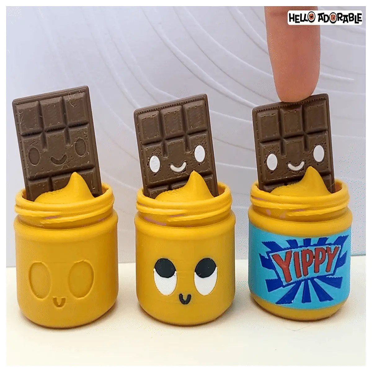 stress relief fidget toy peanut butter chocolate squishy clicker anti anxiety sensory tool for adults kids