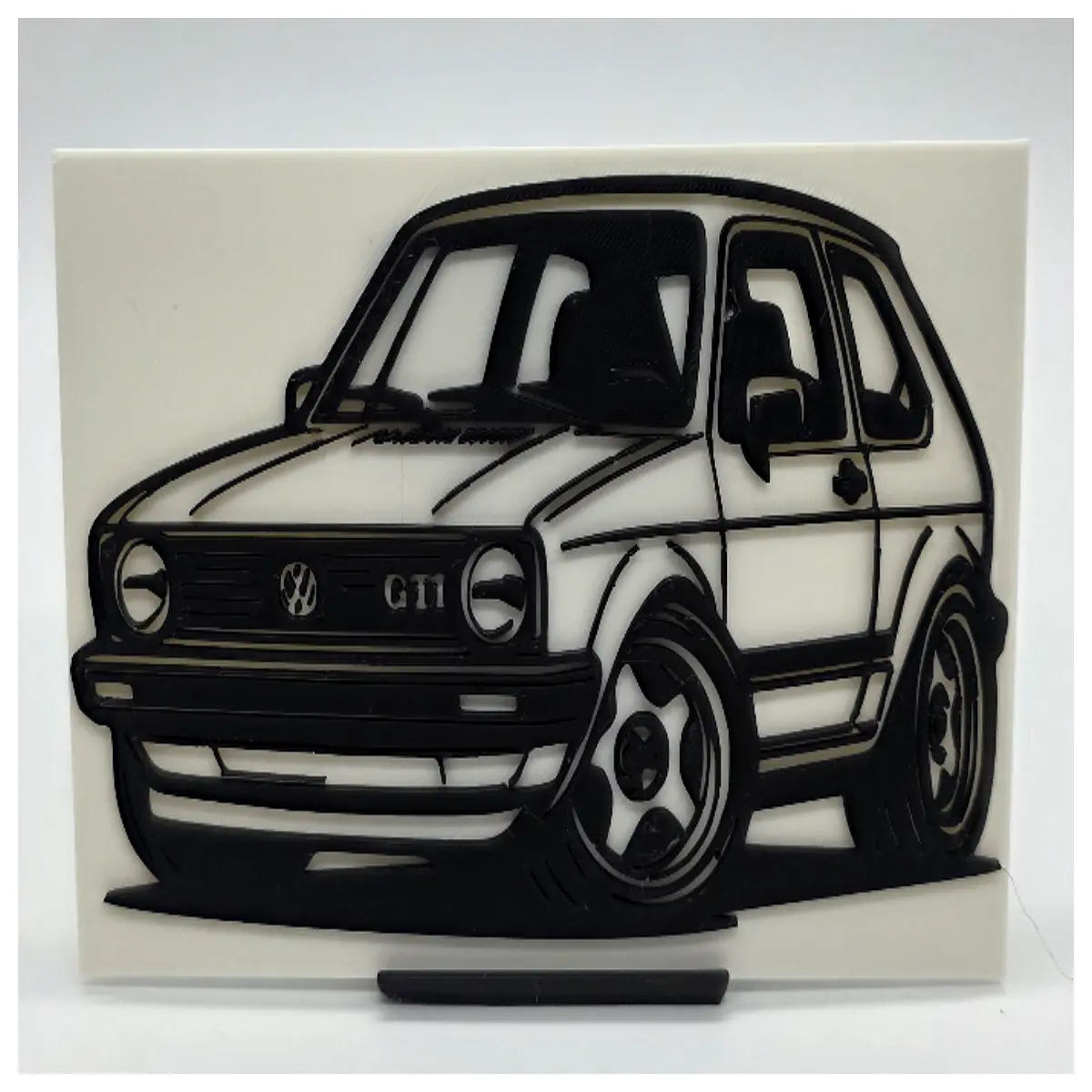 2d wall art 1 gti poster vintage car decor garage room aesthetic print