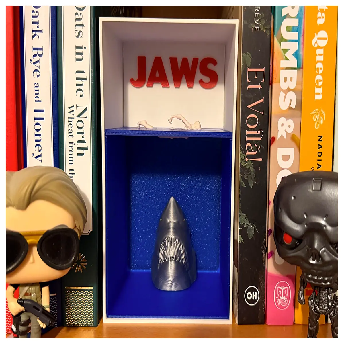 shark bookends duty metal shelf organizers for home office decor reading accessories