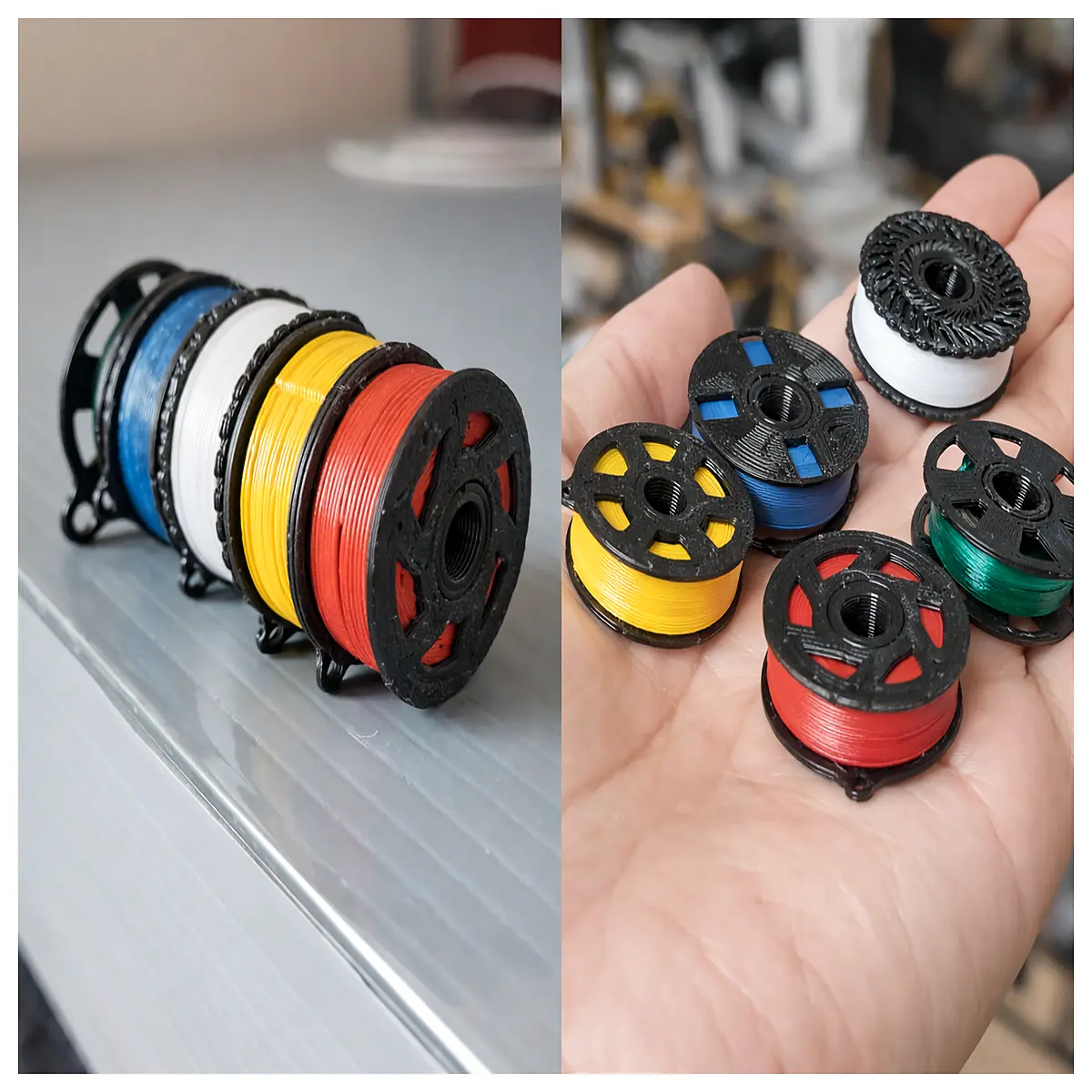 mini roll keychain compact coil keyring holder small spiral key fob for keys and coins