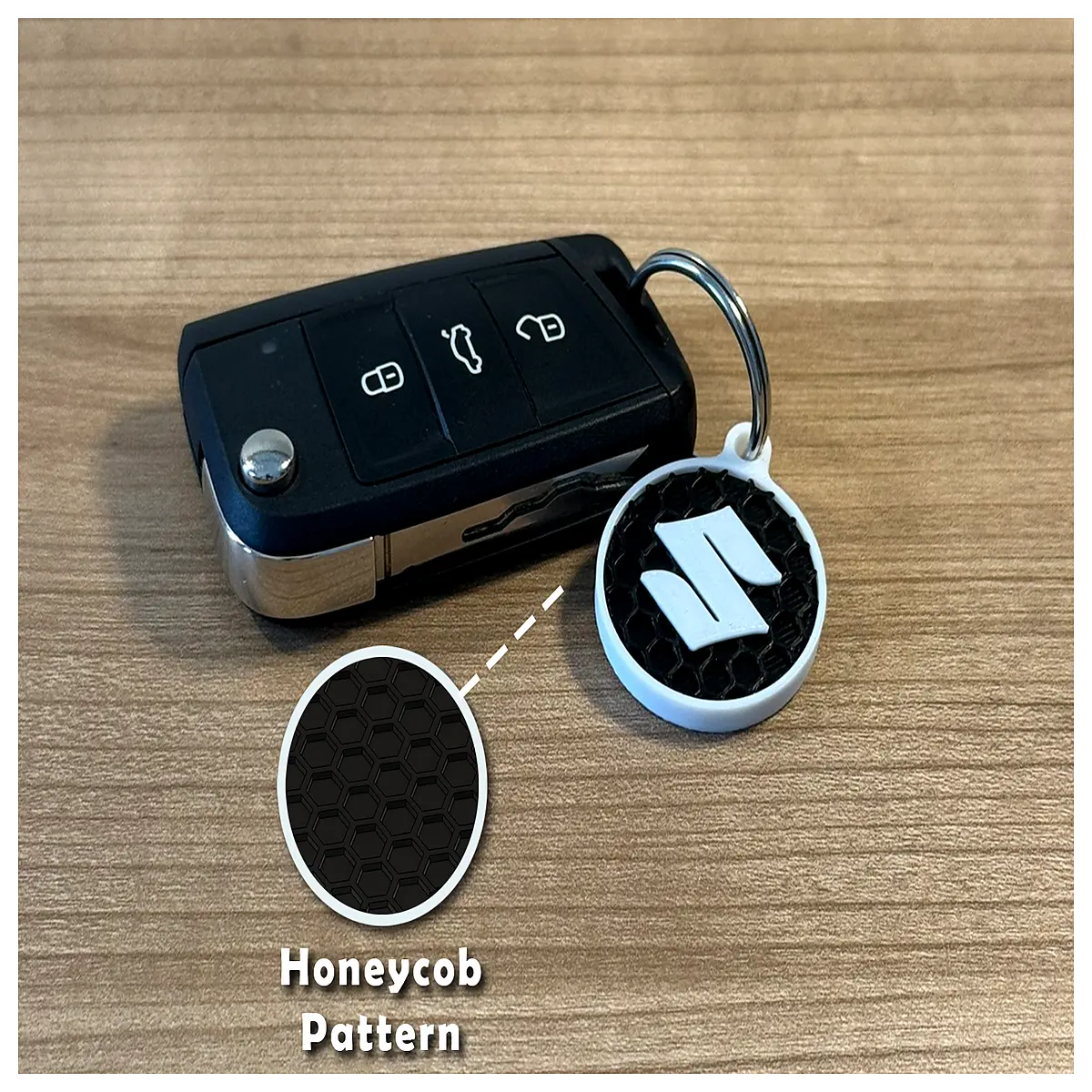 car keychain ring metal durable auto accessory drivers