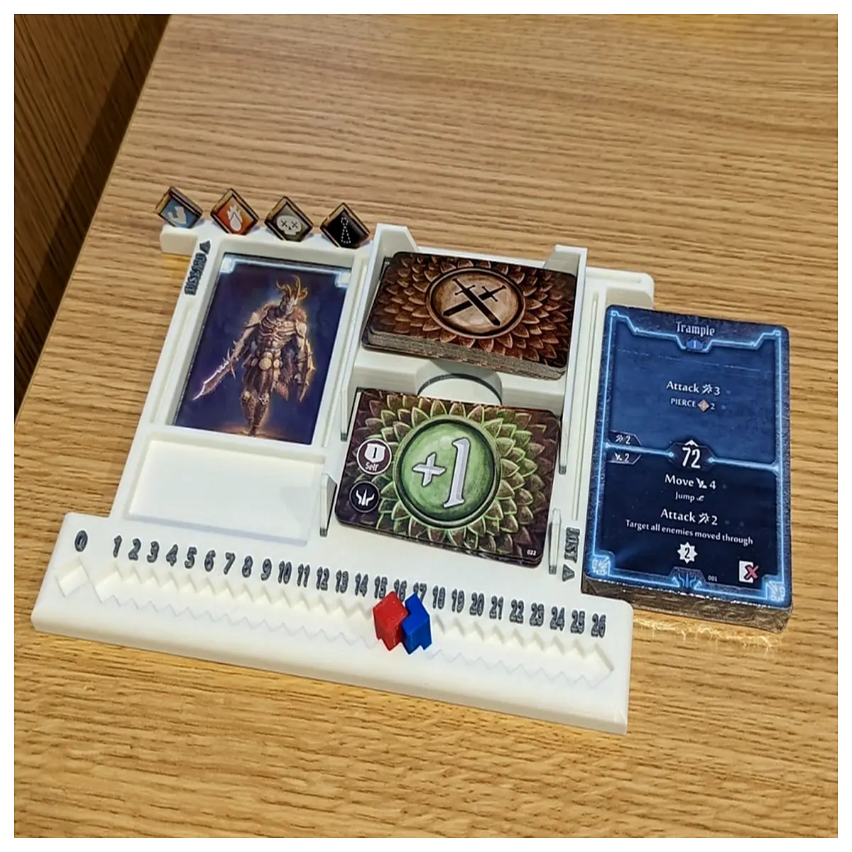 gloomhaven of the lion player board replacement insert organizer tray storage