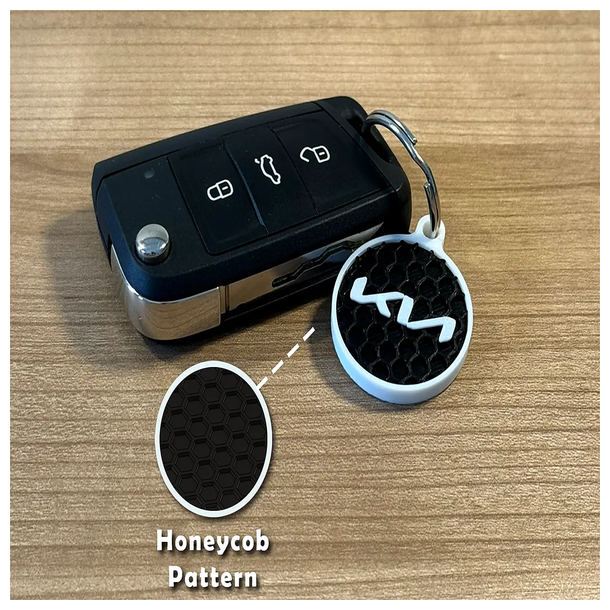 round keychain metal car key ring holder accessory for soul sport optima stinger