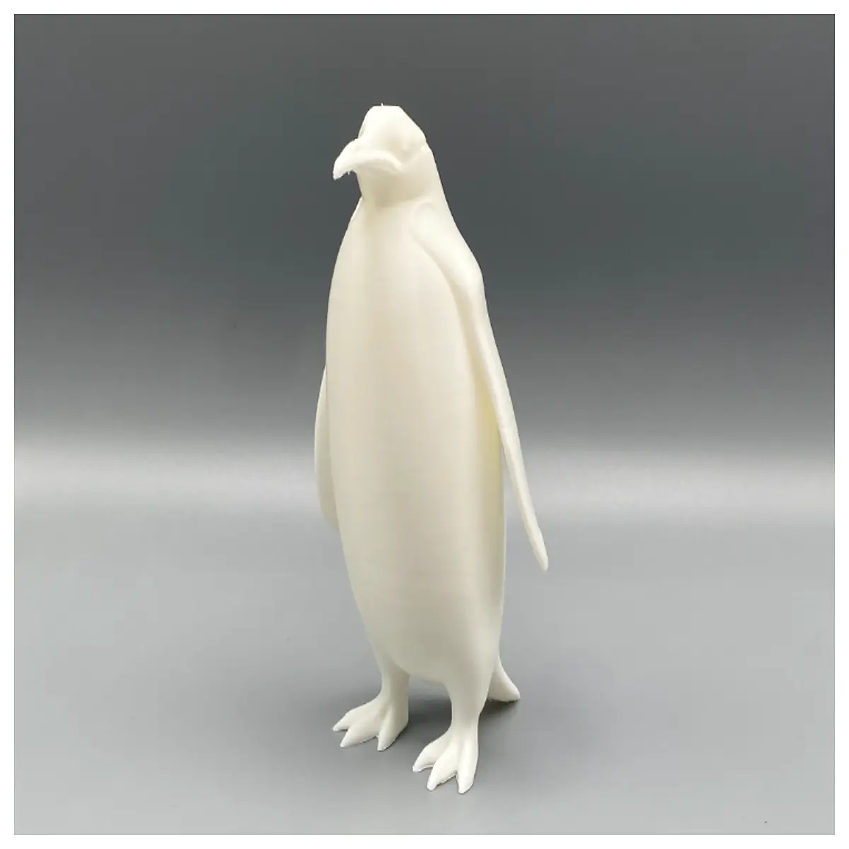 white minimalist penguin statue for home decor modern abstract art sculpture office desk ornament cool gift idea