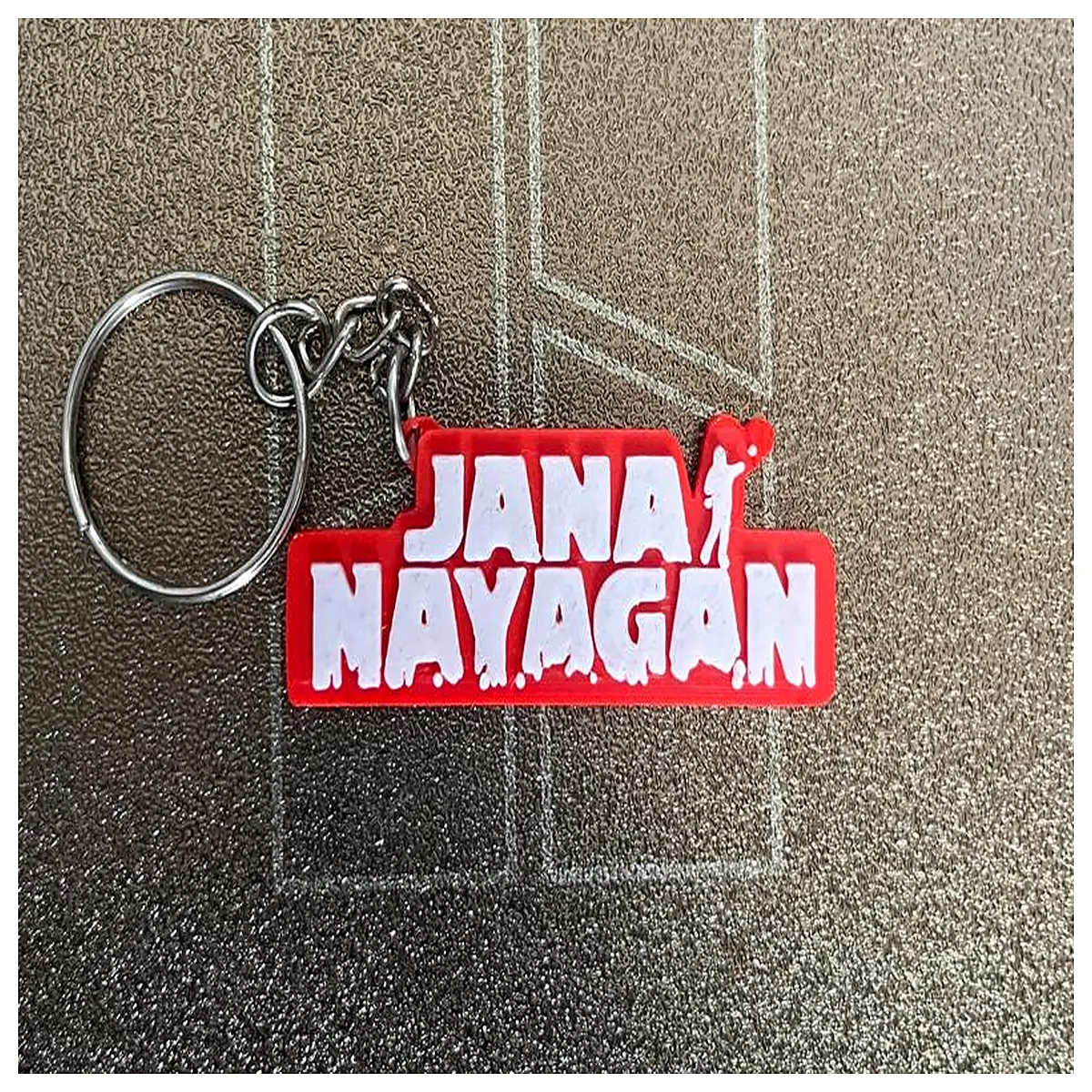 jananayagan keychain metal men movie souvenir