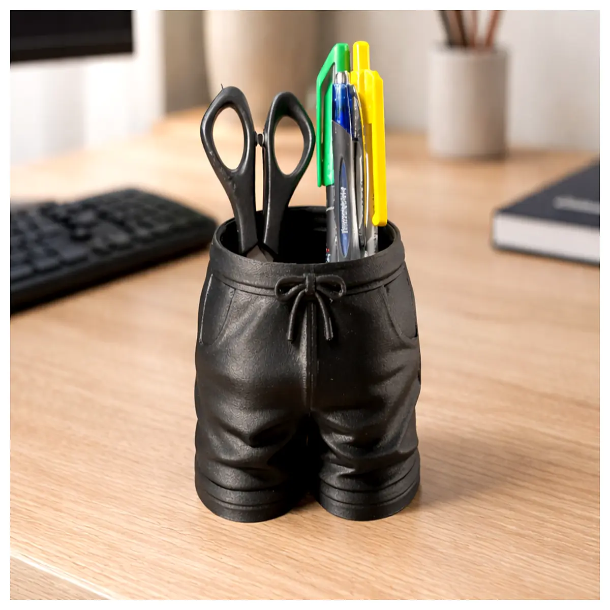 desk organizer pen holder for jogging pants storage running gear accessories office supplies