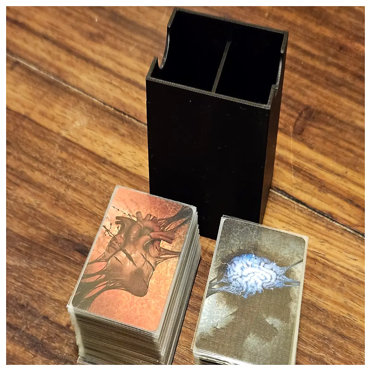 mom board game storage box for spirit and physical damage cards organizer insert