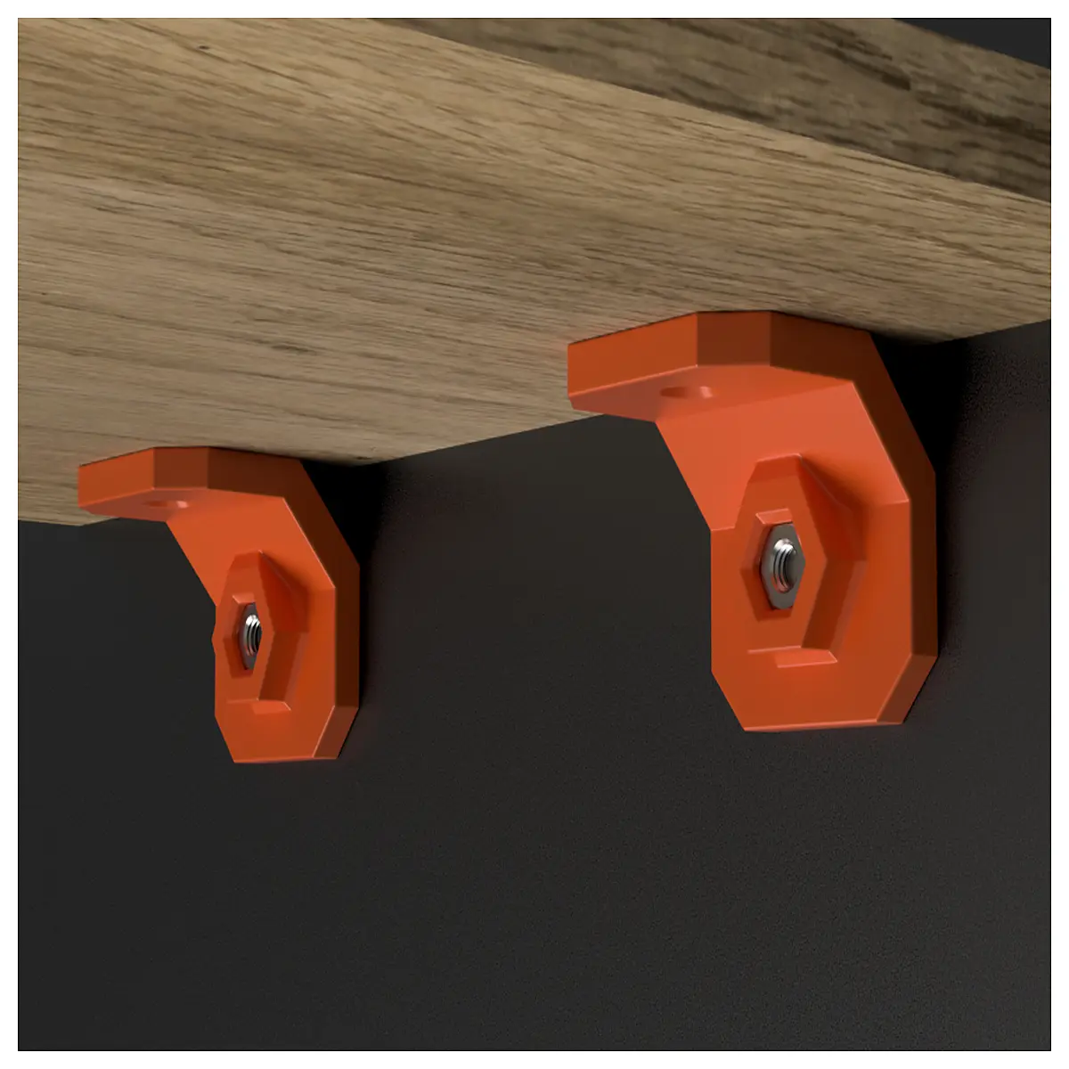 35x35mm square shelf bracket m5 mounting hardware for diy shelving units and wall storage organization