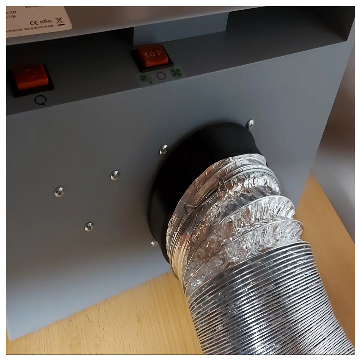 airbrush booth hose quick connect fitting fengda industrial paint ventilation extraction connector