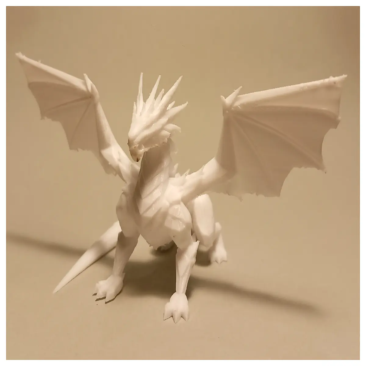 low poly dragon figurine decor geometric for kids modern abstract art statue gift