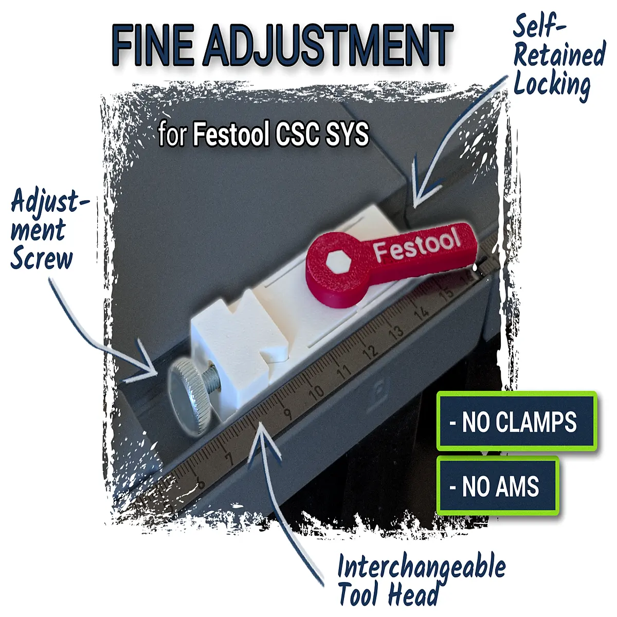 festool parallel guide fine adjustment system for precise track alignment and accurate cutting setup