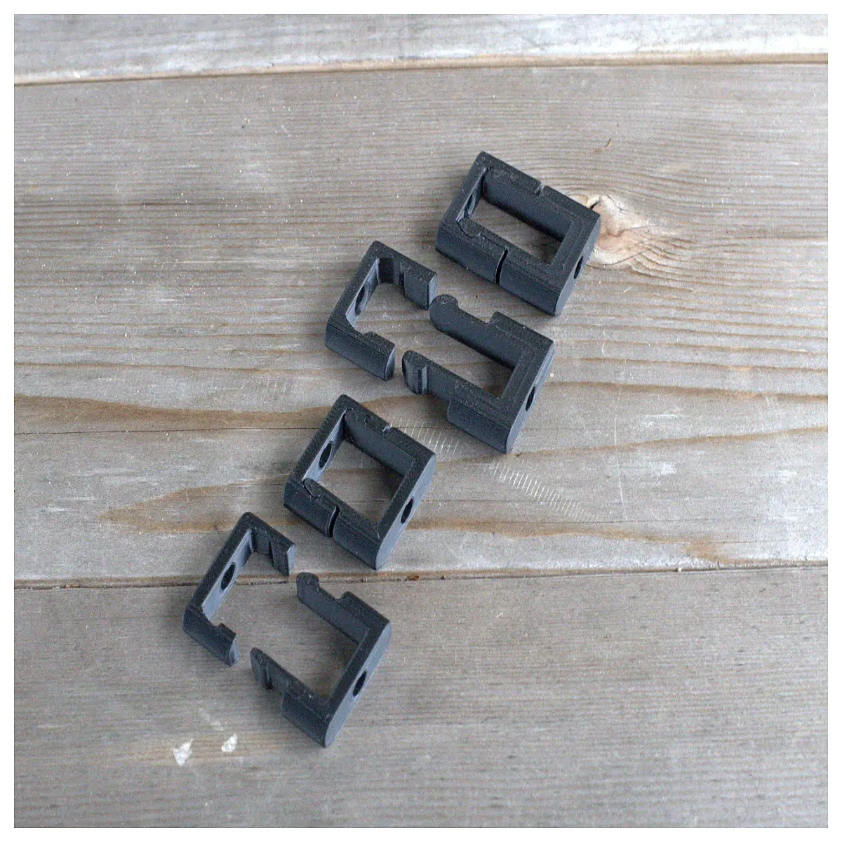 quick release snap fit connector plastic joint clip for furniture assembly and modular box latching mechanism