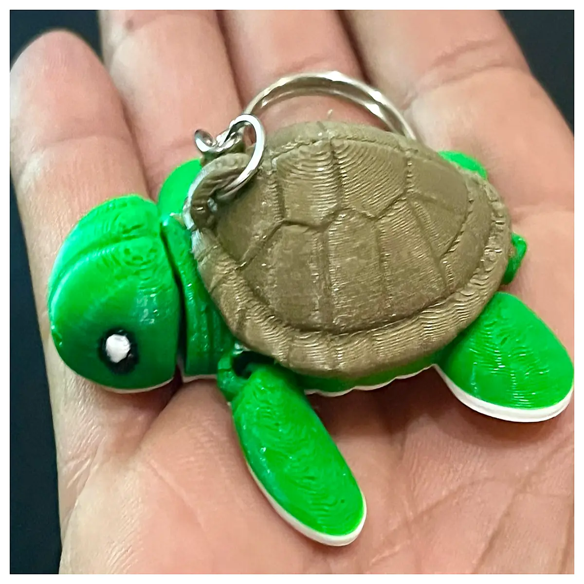 eco friendly keychain sustainable plastic kids ocean conservation awareness charm bag accessory
