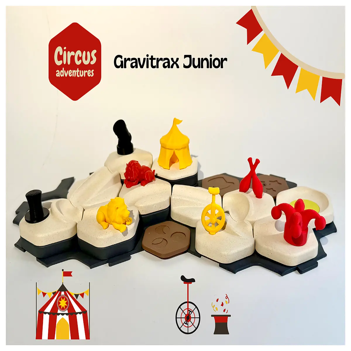 gravitax junior circus adventure board game for kids family fun party gift