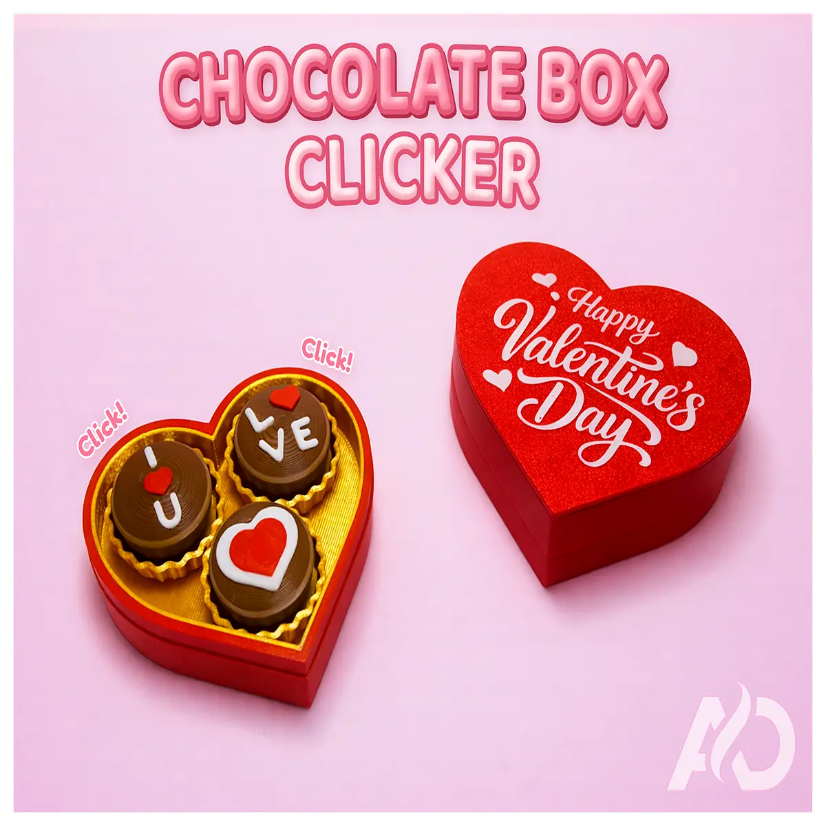 stress relief chocolate box fidget toy for anxiety