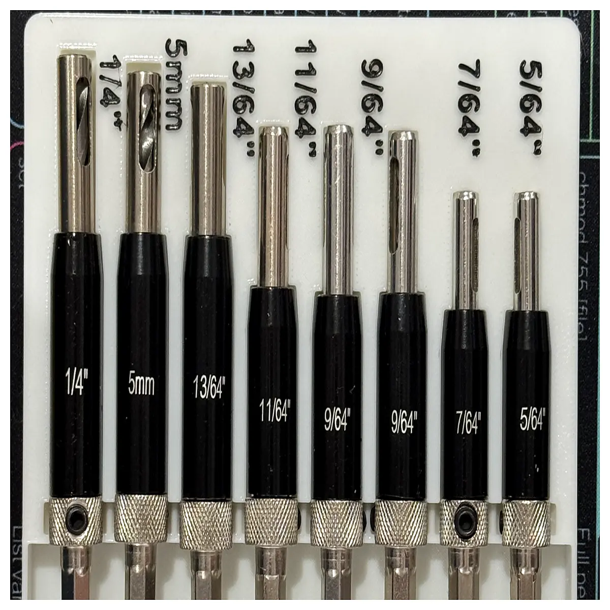 gridfinity self centering drill bit organizer tray magnetic storage for workshop tools