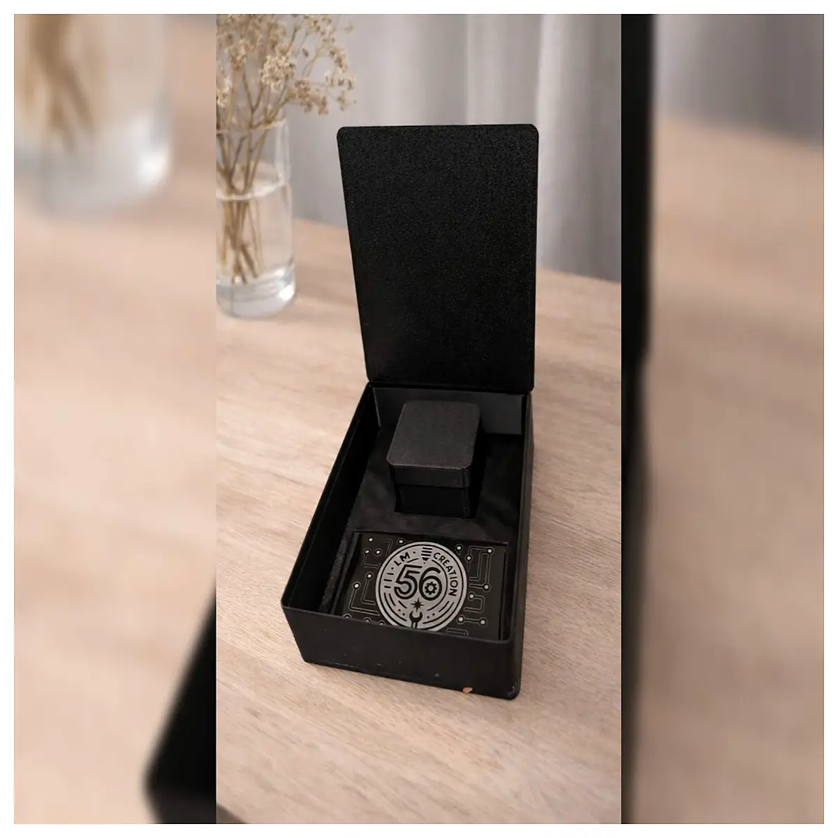 jewelry box with ring holder business card case and a5 brochure organizer for home office storage