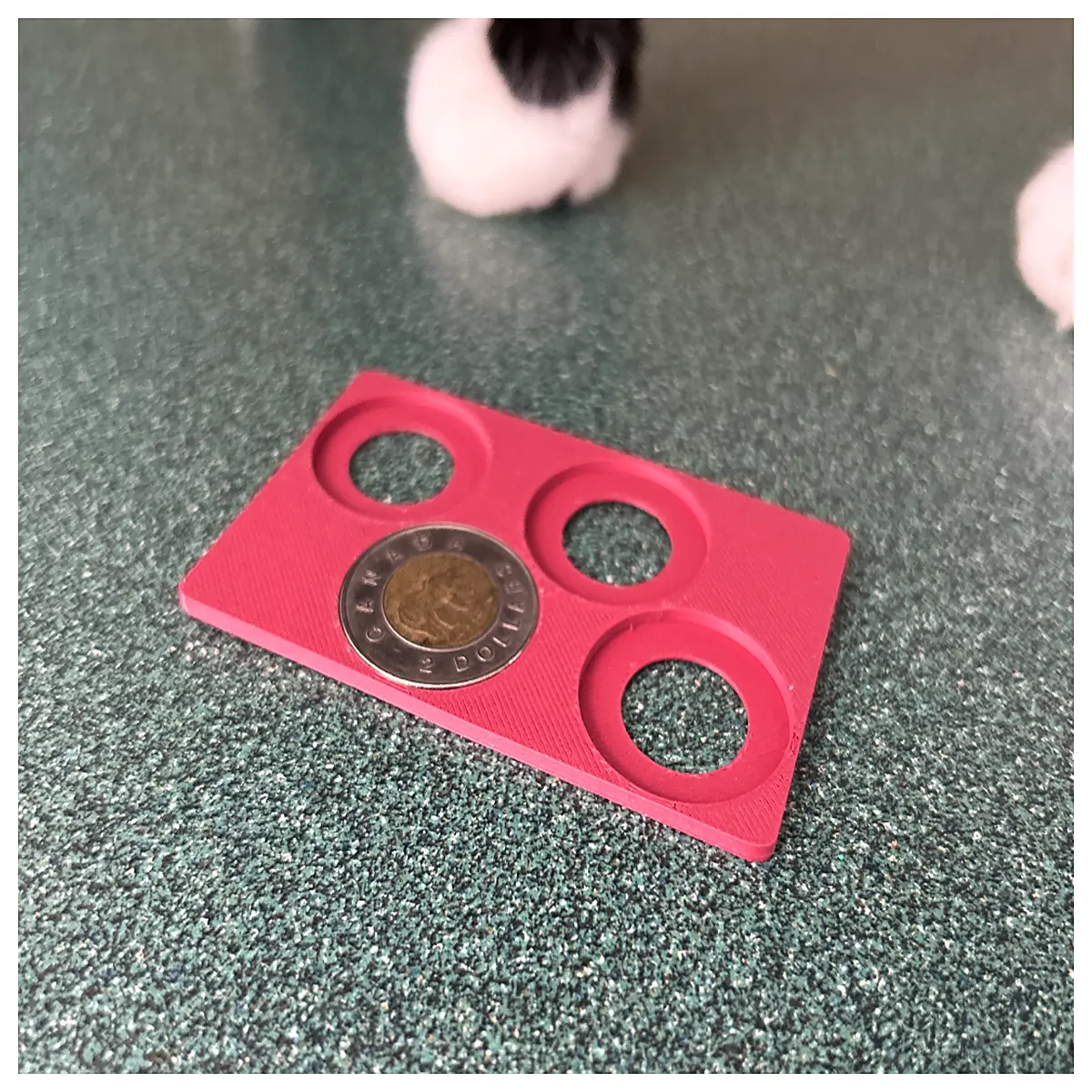 compact coin holder for wallet size 2 dollar coins slim metal change pocket organizer