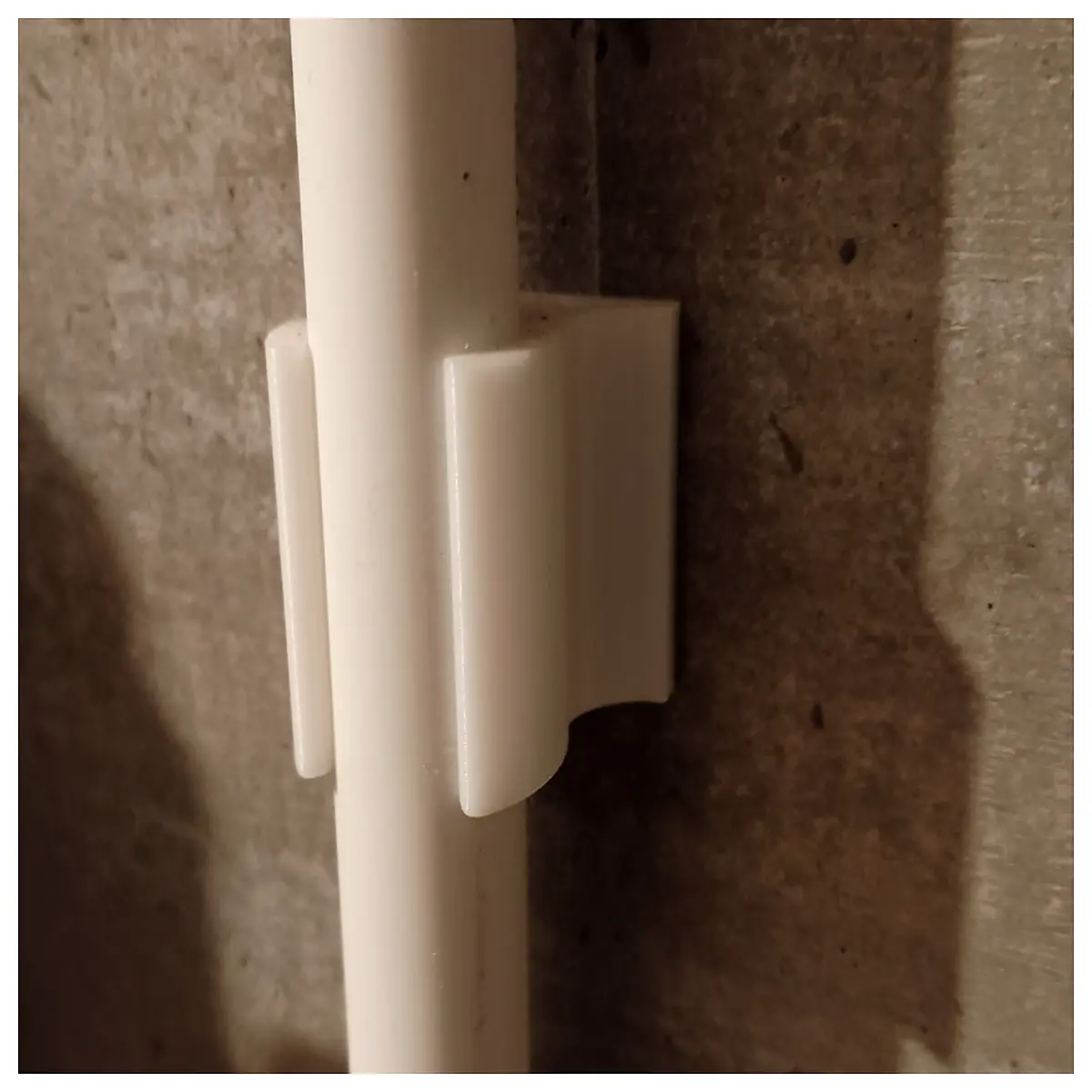 duty adhesive wall mount bracket for cement concrete no drill installation pvc pipe holder clamp sticky tape support