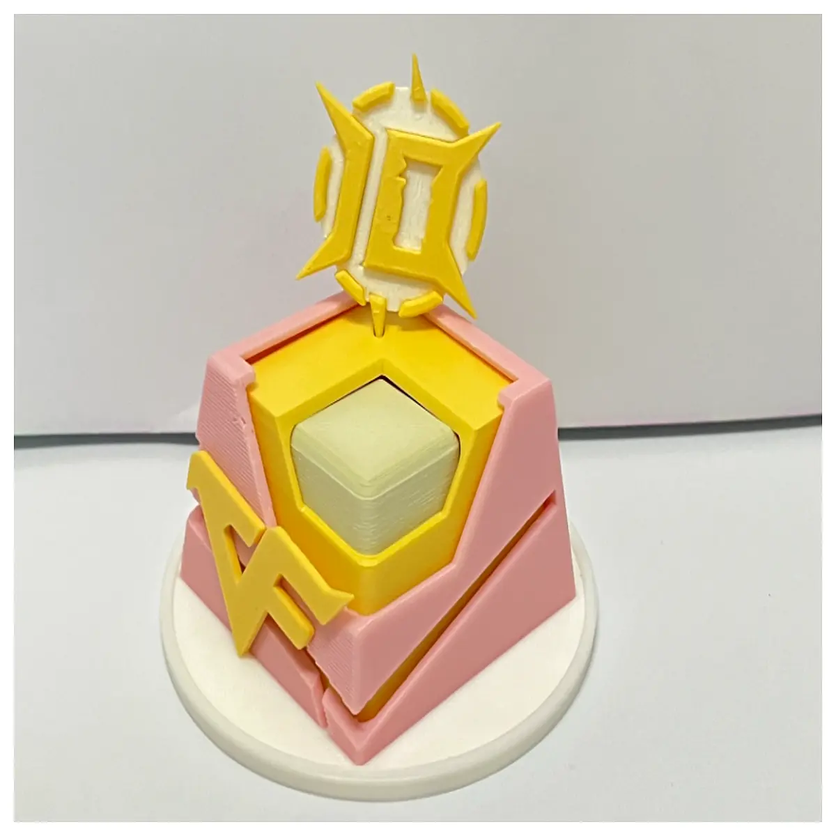 10th anniversary computer startup button keycap stress relief toy hidden storage box for desk decor secret money stash