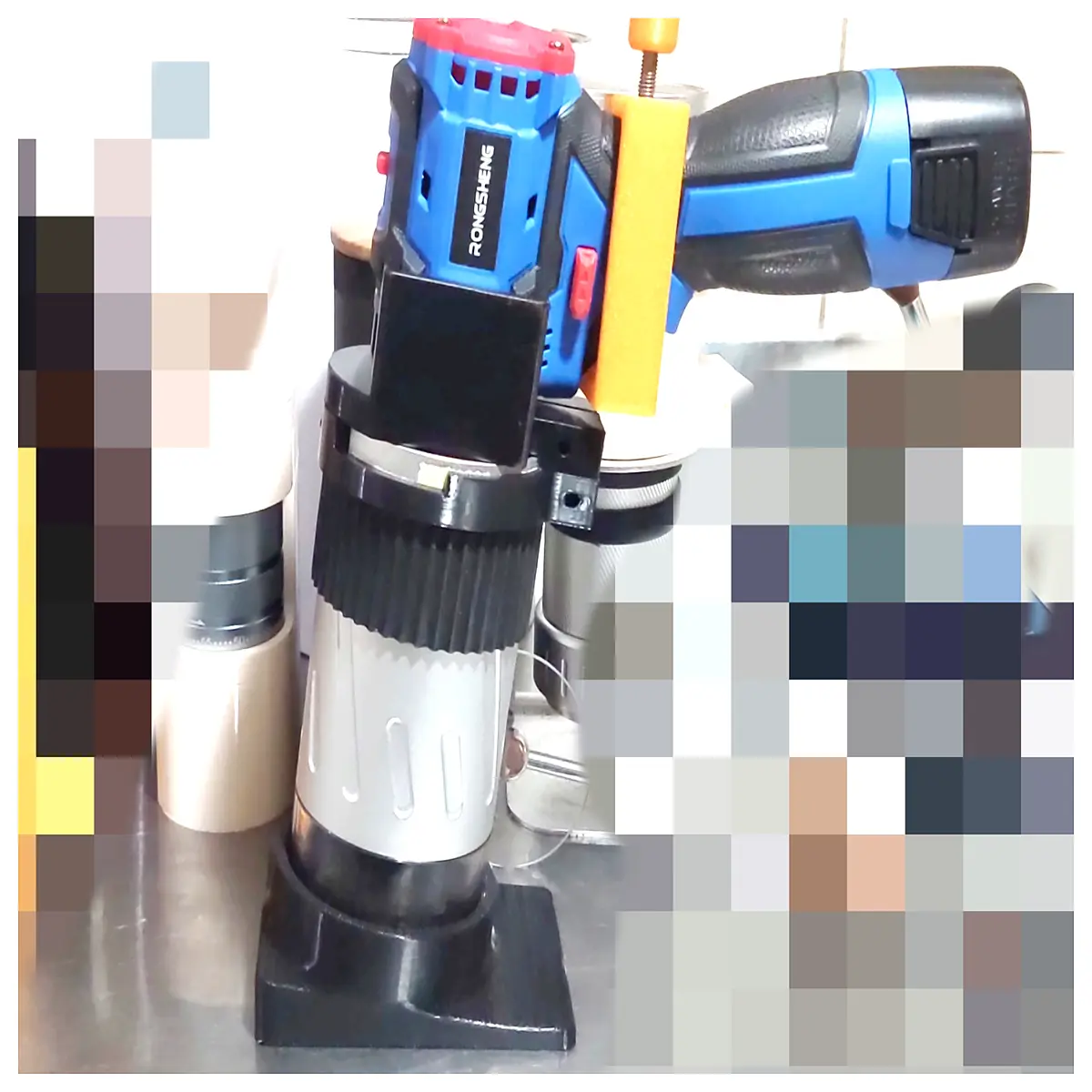 electric grinder conversion for f63 hand crank coffee mill motor upgrade attachment tool