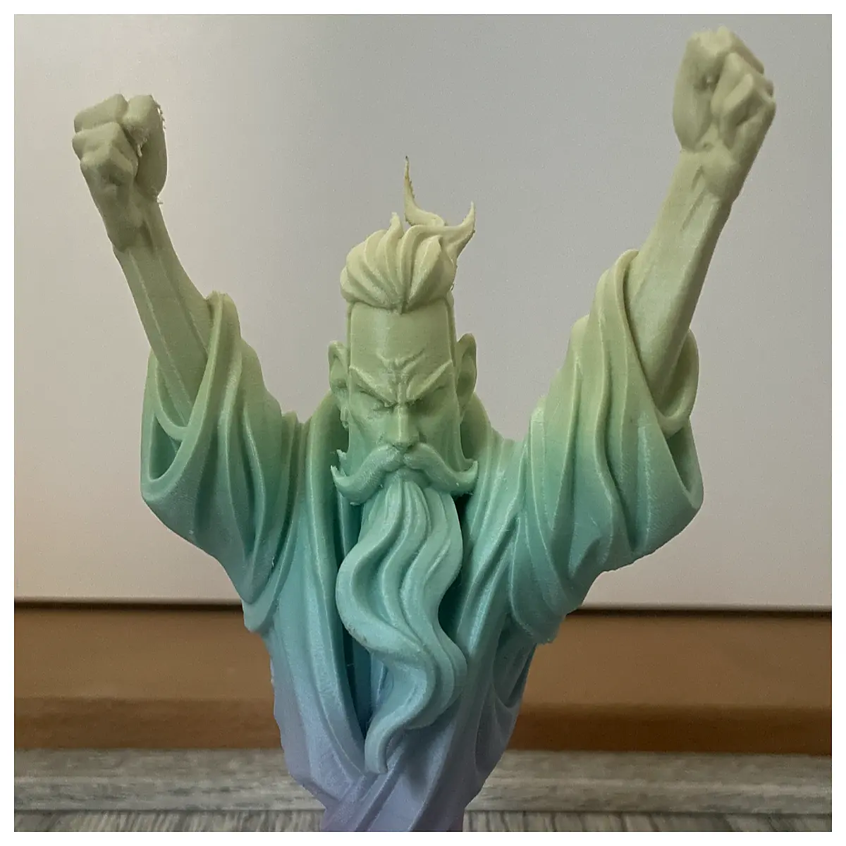 thunderdome idt wizard statue collectible figure resin home decor piece for fantasy enthusiasts