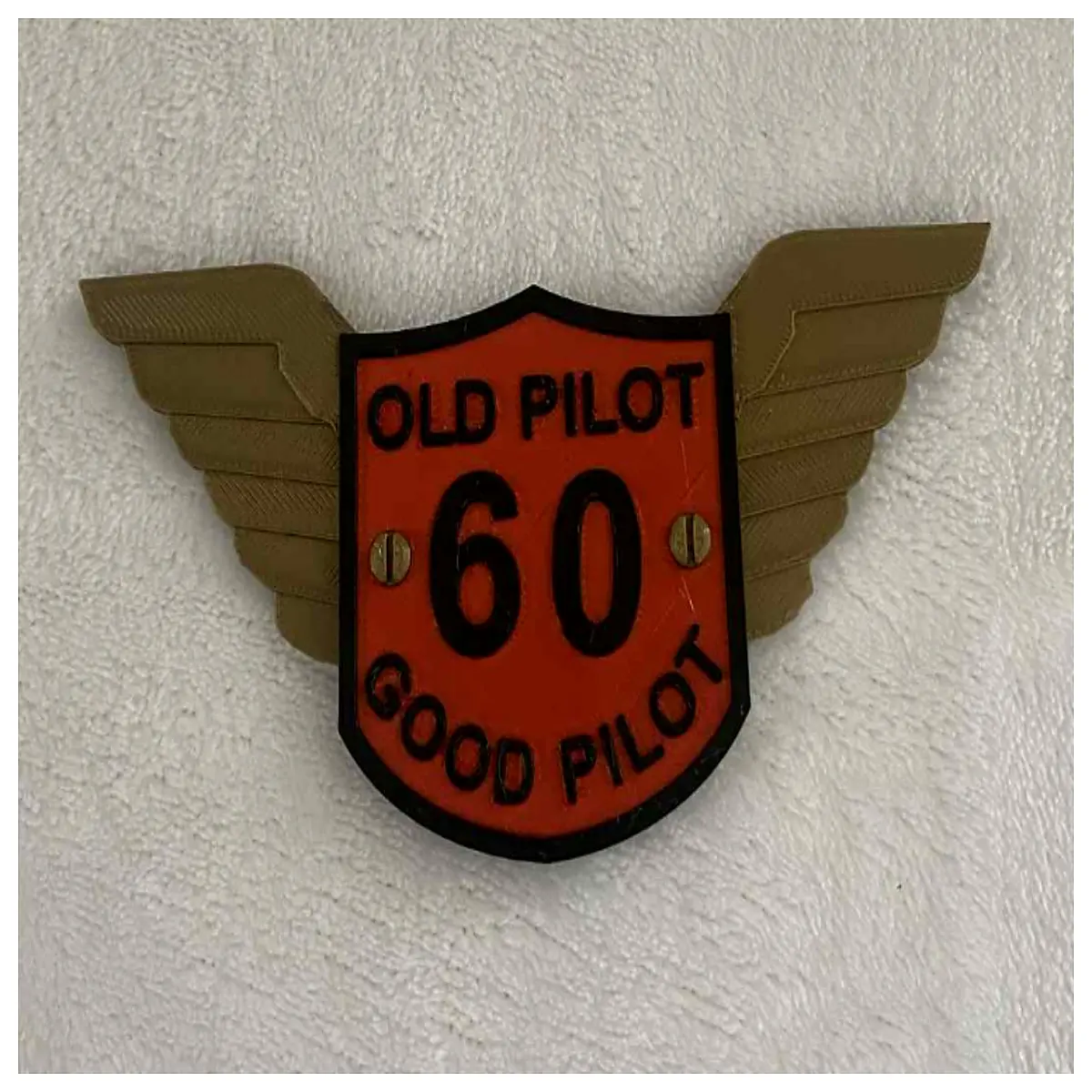 wings badge enamel pin aviation men women