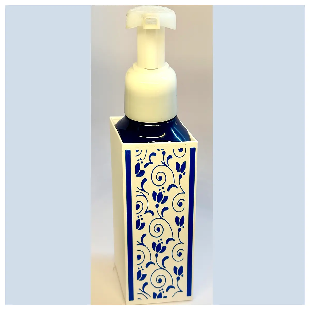 crochet bell flower soap dispenser cover handmade lace bathroom decor cute aesthetic sink accessory