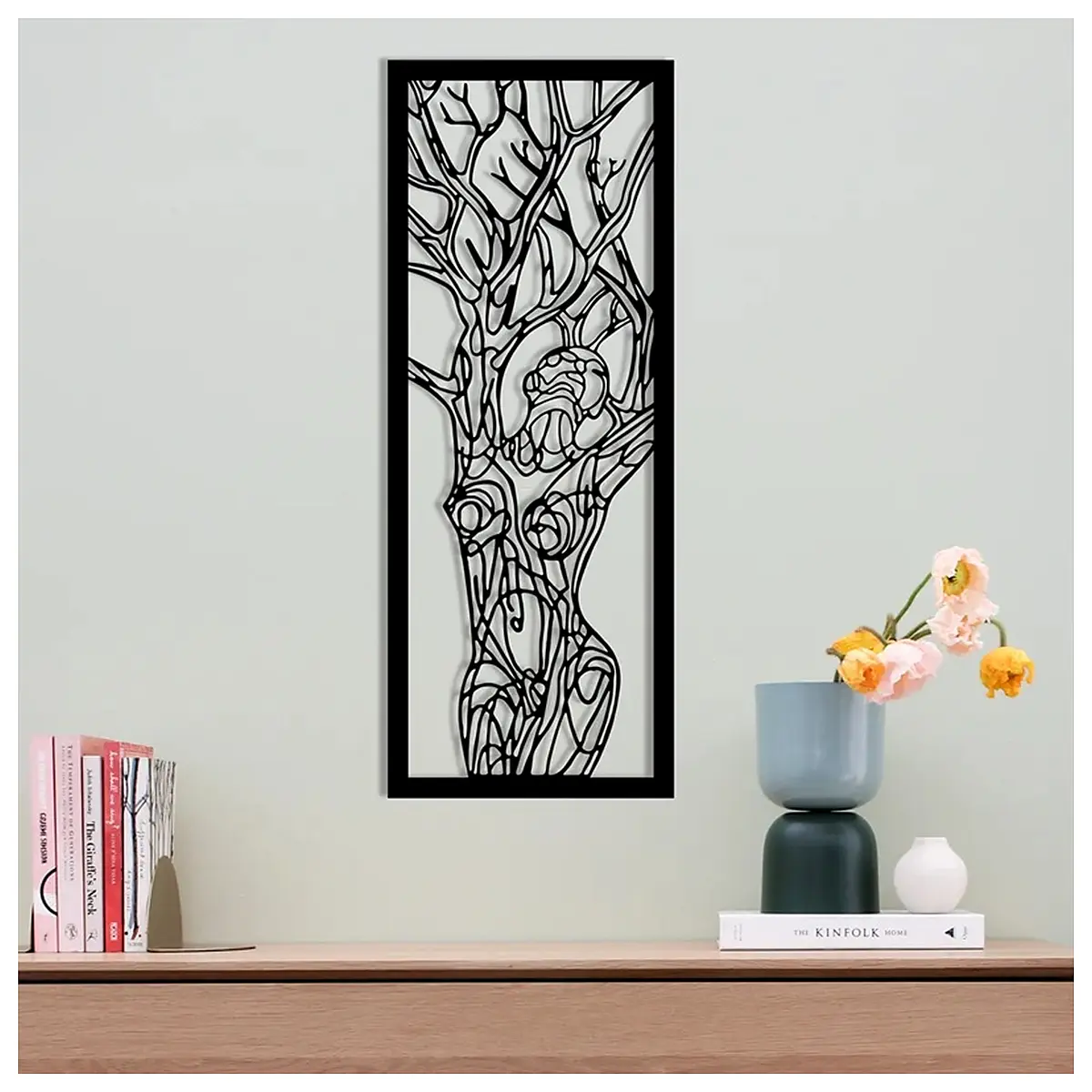 modern wall art canvas prints for living room bedroom decor large abstract painting frames boho macrame hanging tapestry