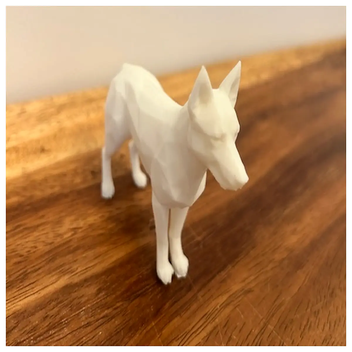 low poly dog blender game character animal mesh