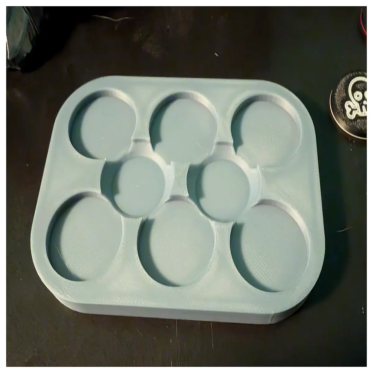acrylic holder box for 25mm game coins collectible storage case poker chip organizer tray