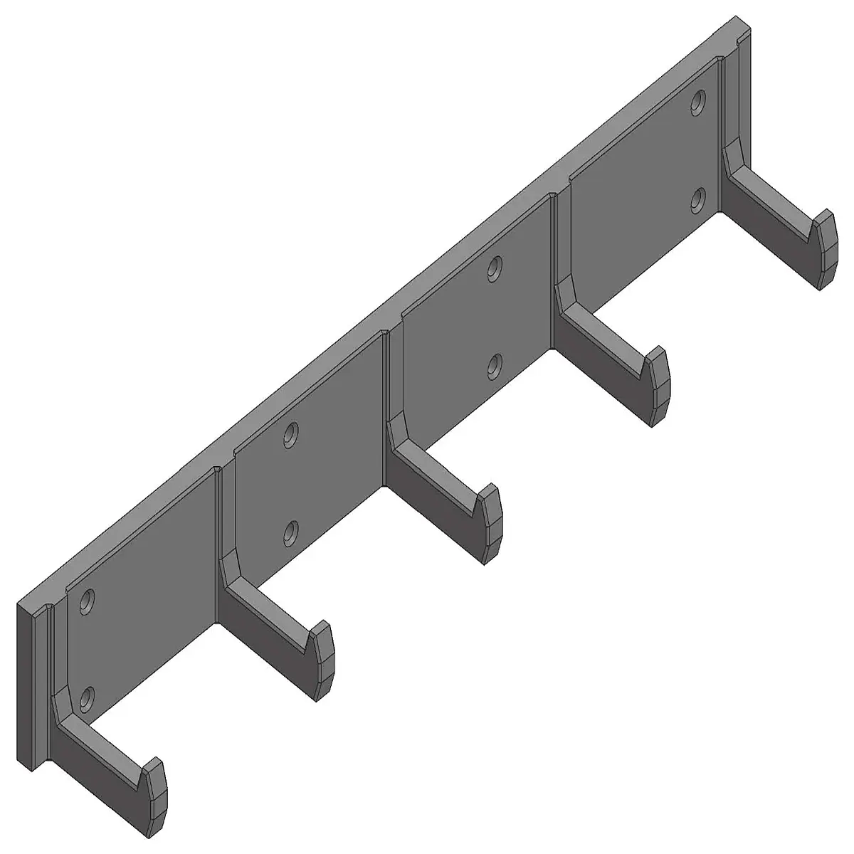 duty clothes hanger holder no drill wall mount rack for coats jackets shirts space saving door hook organizer