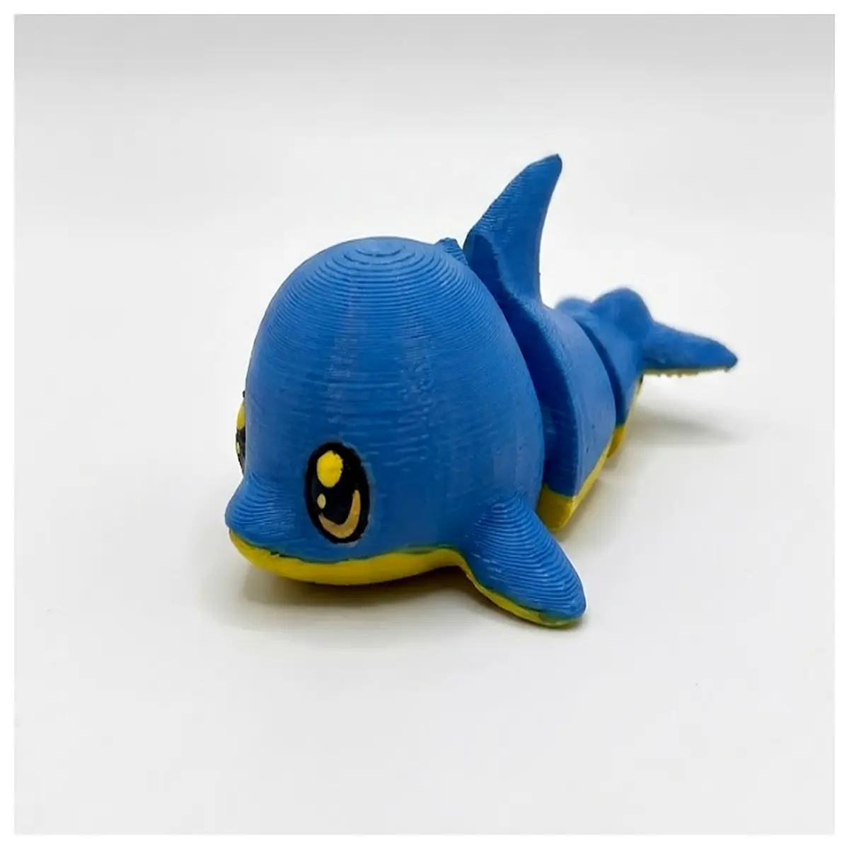 articulated dolphin plush toy for kids stress relief squeeze animal figure fidget gift
