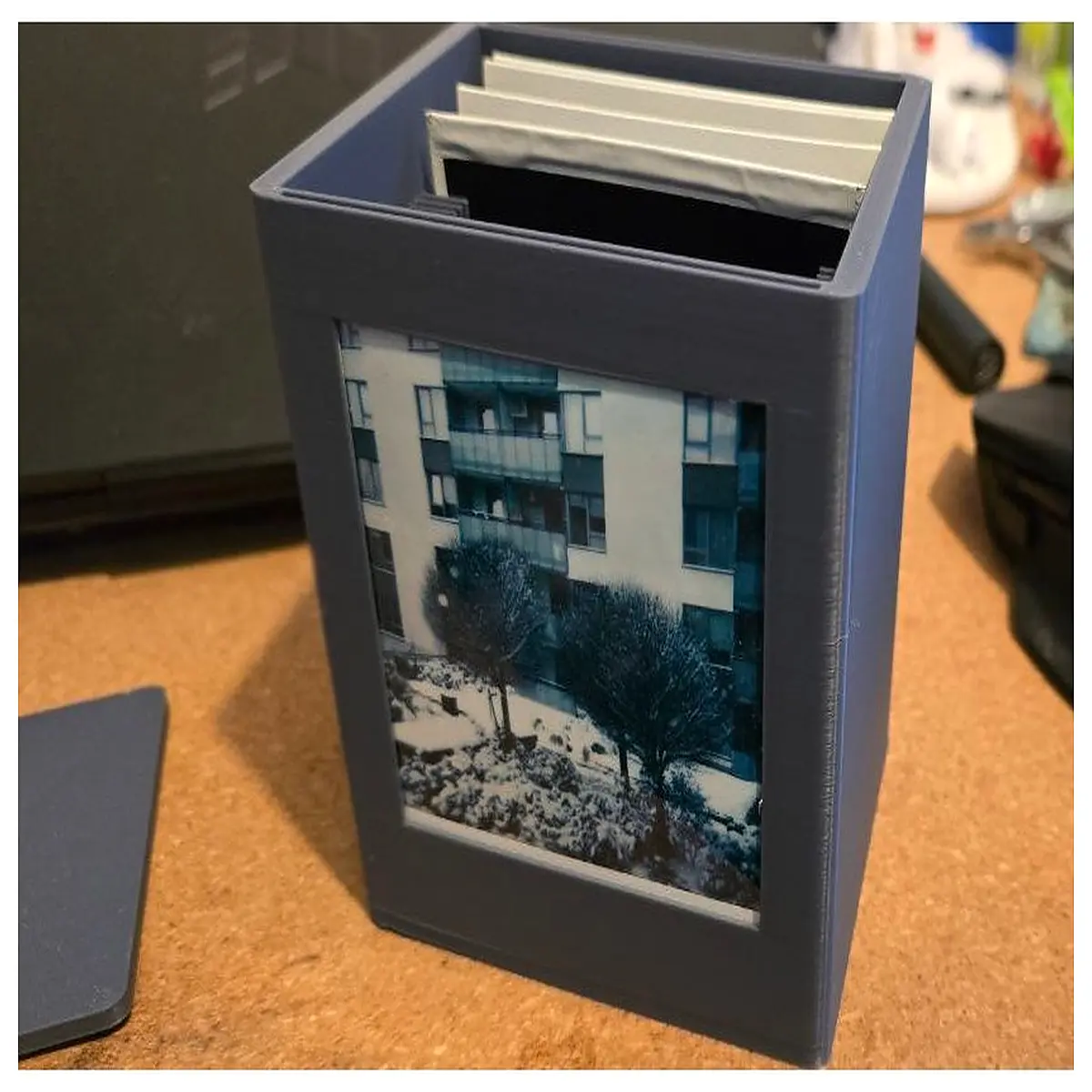 600i film storage box organizer case for instant photo prints protection