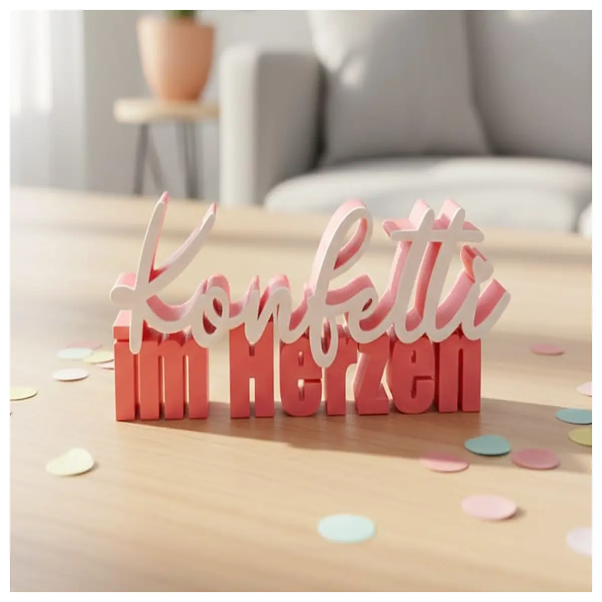 colorful confetti letters party decorations carnival background props