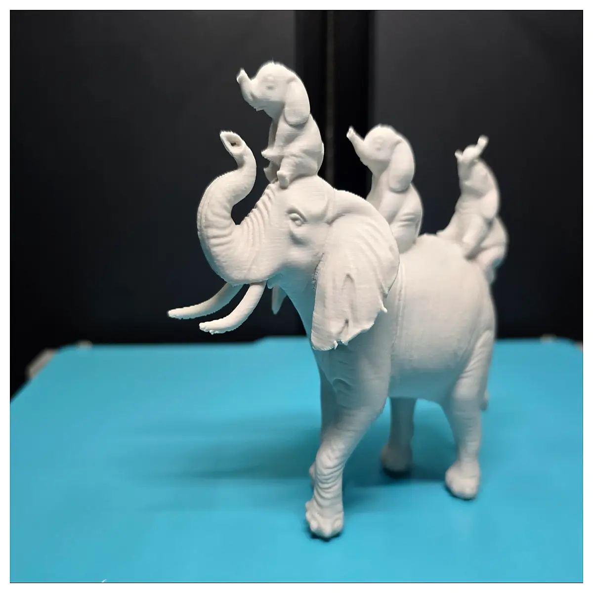 large elephant family statue garden decor outdoor resin animal sculpture home ornament