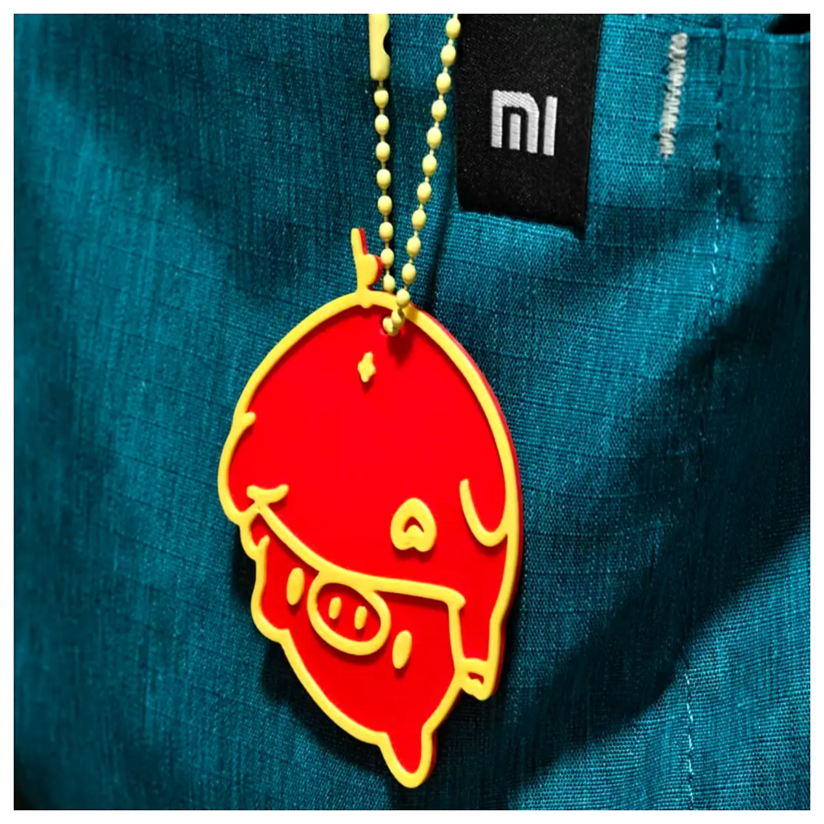 cute piggy backpack charm keychain accessory for girls bag pendant