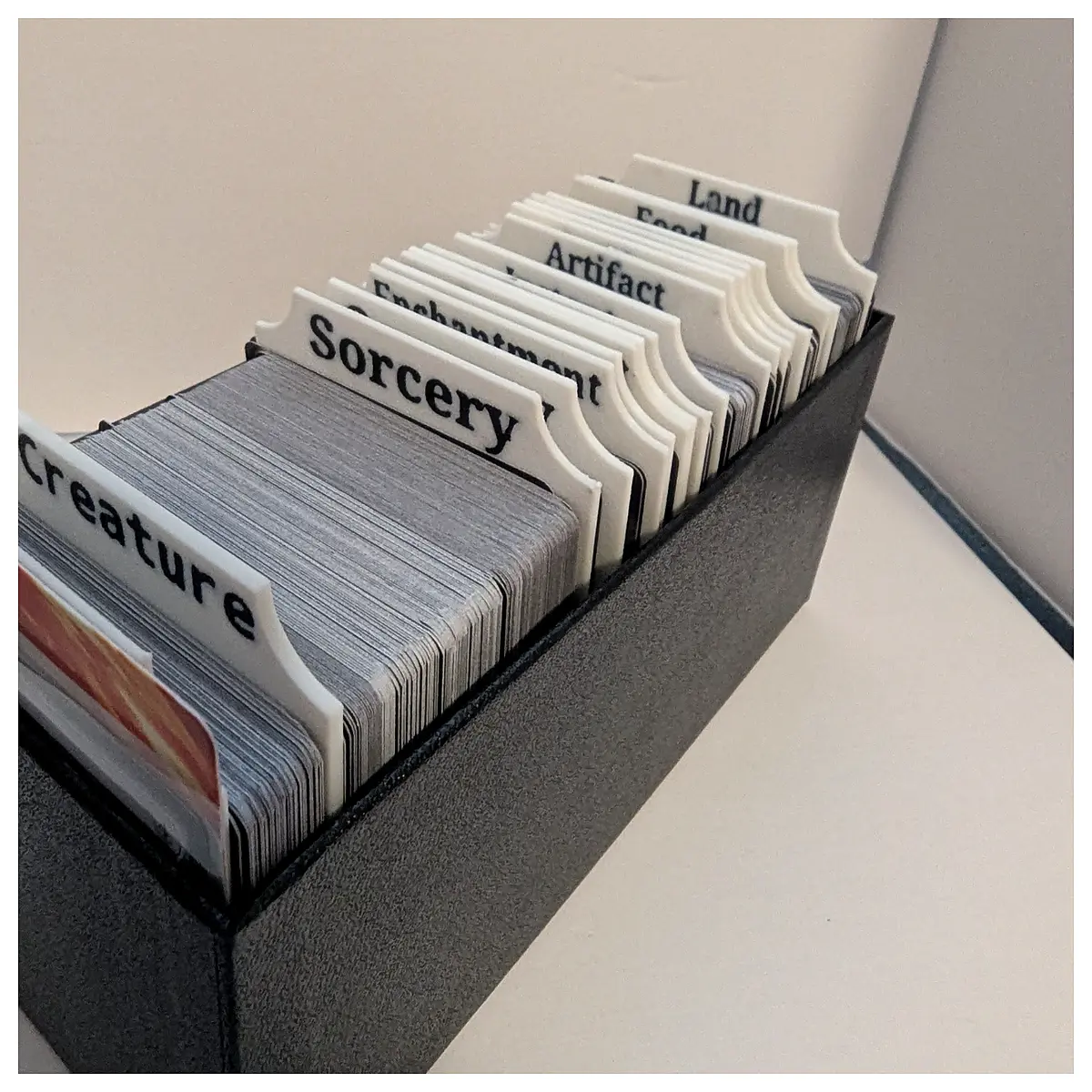 mtg card dividers sleeves separators for commander deck organization binders