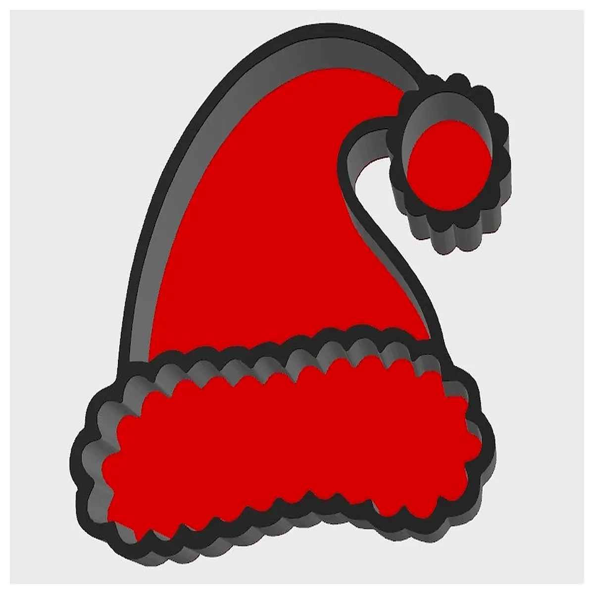 christmas santa hat appetizer plate holiday party snack tray festive xmas tableware for cookies and cheese