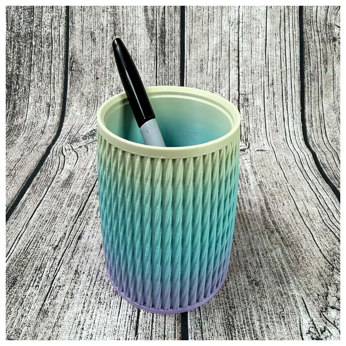 woven pen holder desk organizer storage basket for office supplies