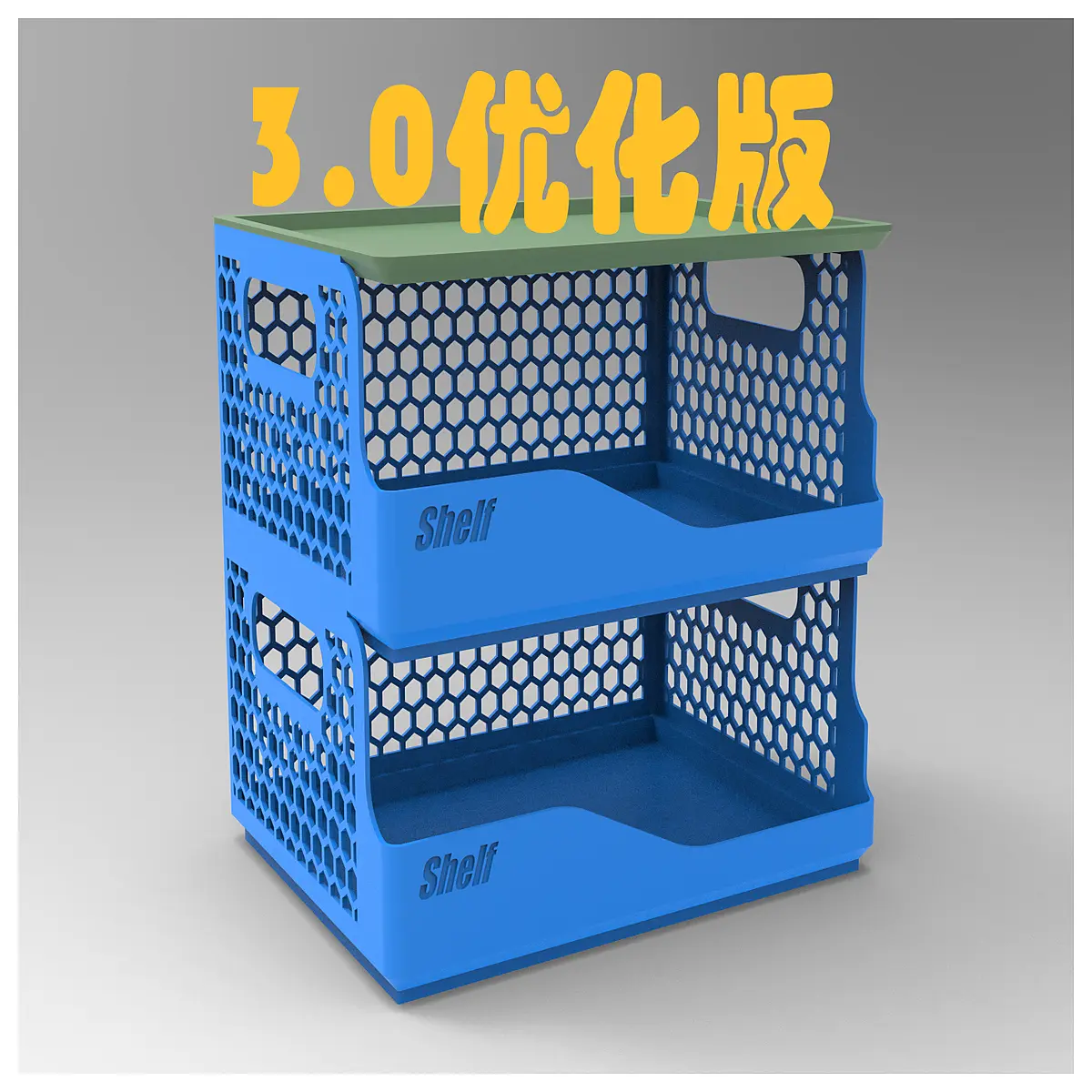 desktop organizer stackable tray for office desk small items snacks files storage box multi layer workspace